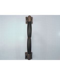 Deurgreep 225 mm dubbel ebbenhout,