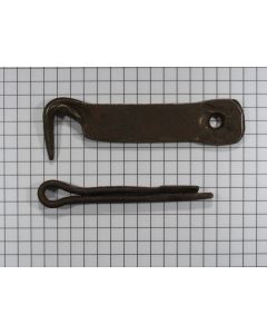 Haak L ijzer geroest + splitpen