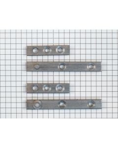 Set à 2 stuks speunen, 70 mm. Dikte 4 mm