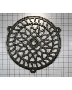 Rooster, ijzer blank gelakt 160mm