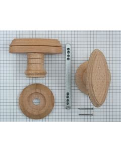 Beuken krukset freesrand 82x35 incl. roz