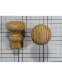Knopje grenen 22 mm
