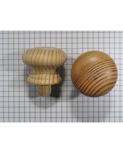 Knop grenen 38 mm