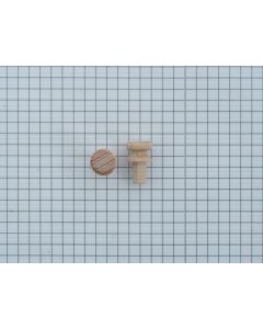 Knopje 10 mm grenen