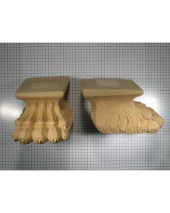 Klauwpoot 135x80x66mm, hout