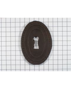 Sleutelplaatje leer V