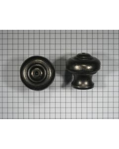 Knop 32mm, ijzer blank