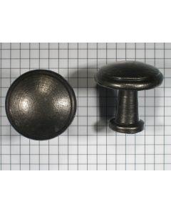 Knop 34mm, ijzer blank