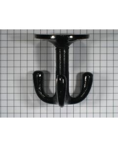 Kapstokhk,50mm,3 pnt draaib zwart