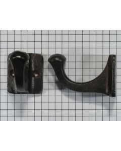 Kapstokhaak, 29mm, ijzer geroe