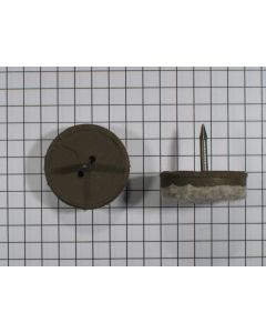 Meubelvilt 24mm m/rubber+nagel