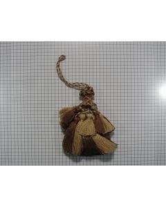 Sl.kwast beige/bruin klein, 85 mm