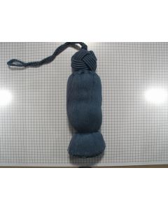 Grote sl.kwast blauw katoen, 130 mm