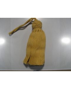 Grote sl.kwast geel katoen, 130 mm