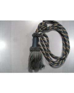 Sleutelkwast blauw met koord, 130 mm