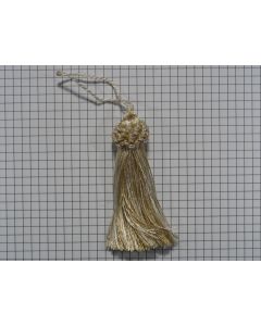 Sleutelkwast, wit en beige, 85 mm