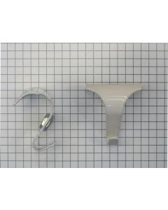 AT Galleryhaak wit (4 cm)