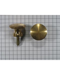 Knop messing 20 mm
