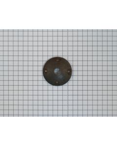 Rozet rond 30 mm ijzer geroest