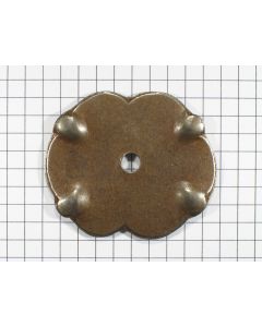 Achterplaat ijzer geroest