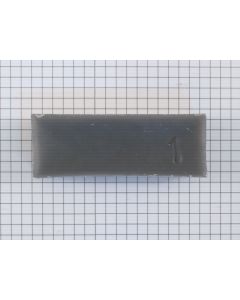 Staaf stopwas 1 grijs ca 40 gram