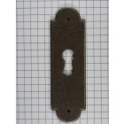 Sleutelplaat geroest