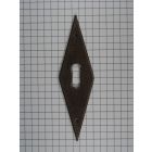 Sleutelplaat geroest ruit vertikaal 92 x