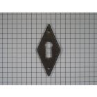 Sleutelplaat V ruit 55 x 24 mm