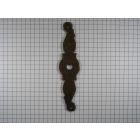 Achterplaat 1355 messing antiek