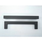 Greep, zwart RVS, 15 x 160 x 175 mm