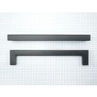 Greep, zwart RVS, 15 x 192 x 207 mm