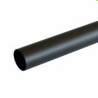 Buis 1350 mm diam 25 mm RVS mat zwart