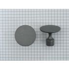 Knop, zamac, 35 mm, zink oxide