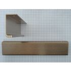 Bovengreep 200 mm, aluminium, oud goud