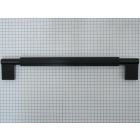 Meubelgreep, geribbeld, 192 mm, zwart