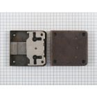 Opdekslot brons 40 mm