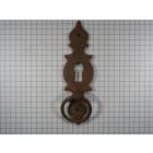 Deurgreep met sleutelgat geroest