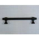 Stanggreep, mat zwart h.o.h. 128 mm