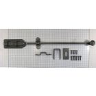 Schuif ijzer blank 40 x 400 mm