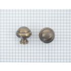 Knop messing antiek, 24 mm