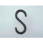 S-haak zwart, 105 x 50 mm