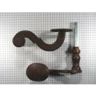 Set deurklinken geroest platte knop