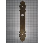 Deurplaat messing antiek 280 x 38 mm