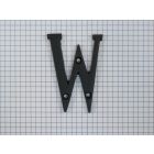 Letter W, klein (7,5 cm)
