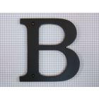 Letter B, extra groot, zwart (14 cm)