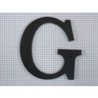 Letter G, extra groot, zwart (14 cm)