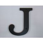 Letter J, extra groot, zwart (14 cm)