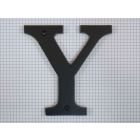 Letter Y, extra groot, zwart (14 cm)