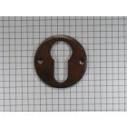 Cylinderslotplaat 43 mm ijzer geroest