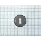 Sleutelplaat rond 43 mm ijzer blank